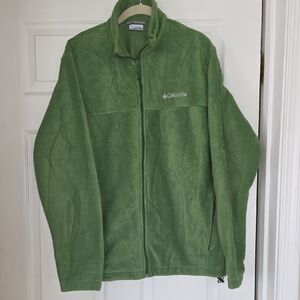 Columbia Green Fleece Sweater for Cozy Comfort